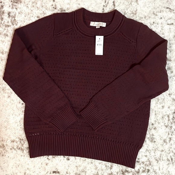 BNWT Loft size M crew neck sweater. - Picture 1 of 7